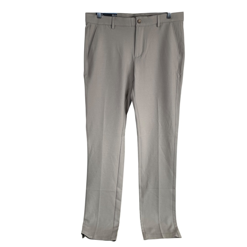 NEW Greg Norman Performance‎ Stretch Golf Pants Mens Actual 34x34 Brindle Beige